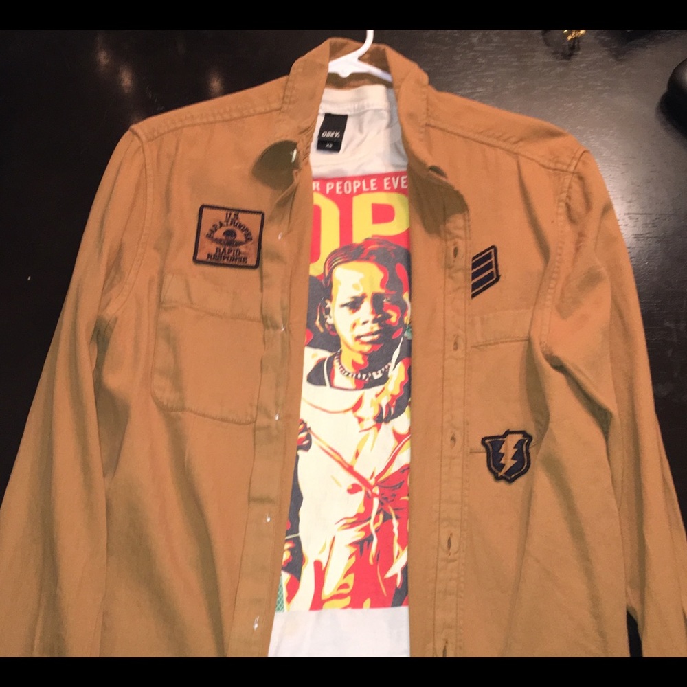 Topman Button Up Shirt Sz Med. RARE